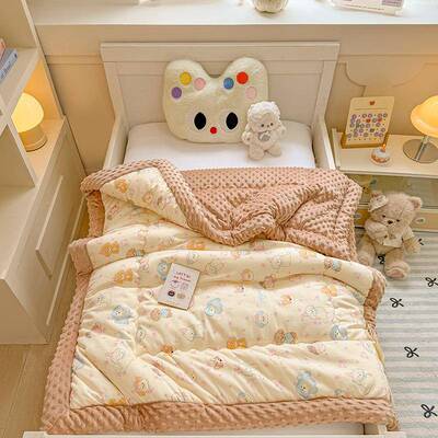 A类儿童豆豆被可拆卸全棉HJH54‖6被冬子被加厚保暖宝宝幼儿园午