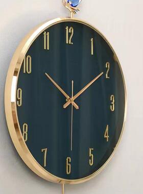 创意大气3钟表21071F挂钟客厅现代简约轻奢202家用时尚挂壁挂墙时