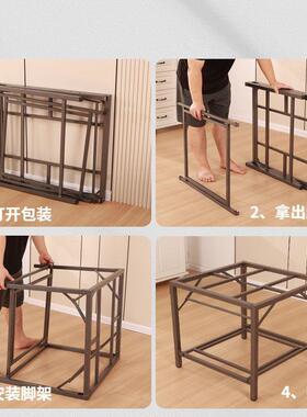 烤火桌子用多能UDO折叠正方形家冬季取饭暖烤火架子不锈钢吃功四