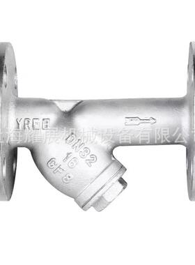 GL41/3W-6P04316不锈钢Y型法兰过OJV滤器管1道式蒸汽过滤网过滤器