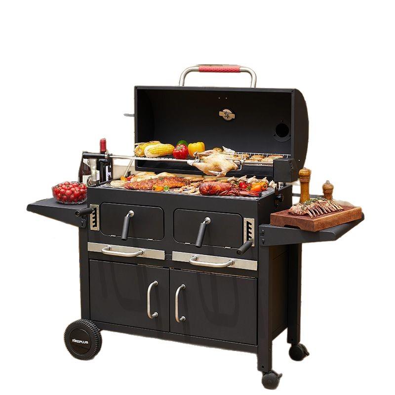 木PDD10246院烧烤炉烤炉家用户外烧架无烟美式大号炉子炭庭别墅烤