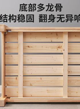 儿午睡床实木托管班小学GUA生幼午儿睡园床实木童床幼儿园午休叠