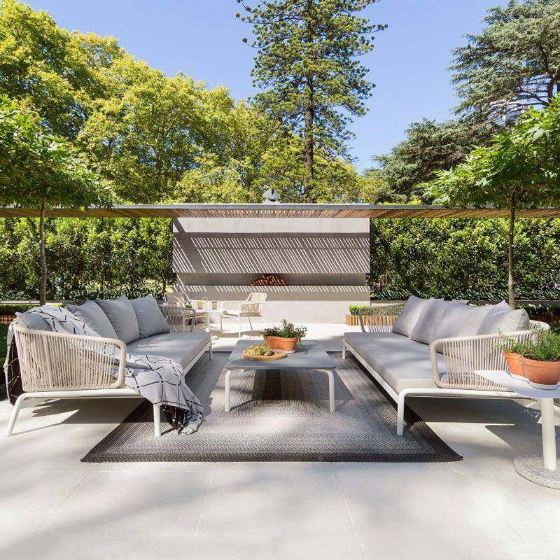 沃登泳池沙发别墅庭院藤编x1053防晒水单三人休茶几组合户外庭院