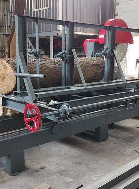 圆木推KKZ台锯圆盘多片大型原料木开板锯自锯动进工机械推台木锯
