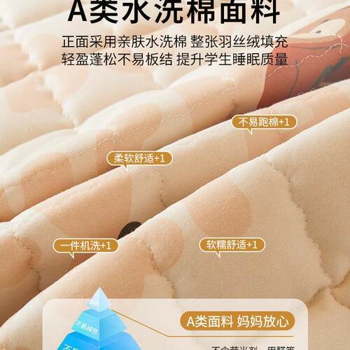 生A类水洗棉床褥垫床垫软垫家用单C人FS758169褥子垫租被房垫褥学