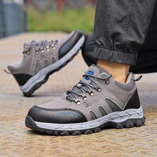 包劳鞋四季通防砸防刺穿升级新用款钢头男款安无品牌/保全工地防