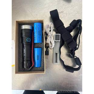 正品 铭旭强珠光手电筒进口灯爆闪X照5外大明灯聚光远户射徒步可携