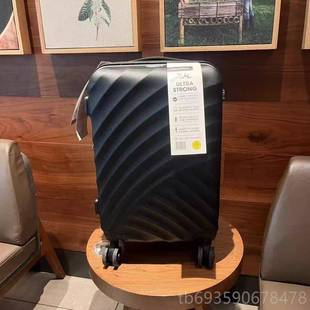 行李旅2行箱pc 级货出口日本登机拉纯杆箱24万向轮8寸密码 正品 高