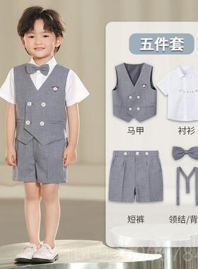 正品幼儿园绿色演出六一儿童合女唱服童公主男童礼服裙主持人表演