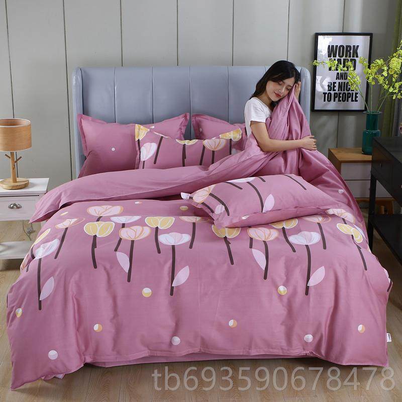 正品件纯棉四件套1010%全棉i宿ns公主风学生舍单双人1.5m.8m2米床