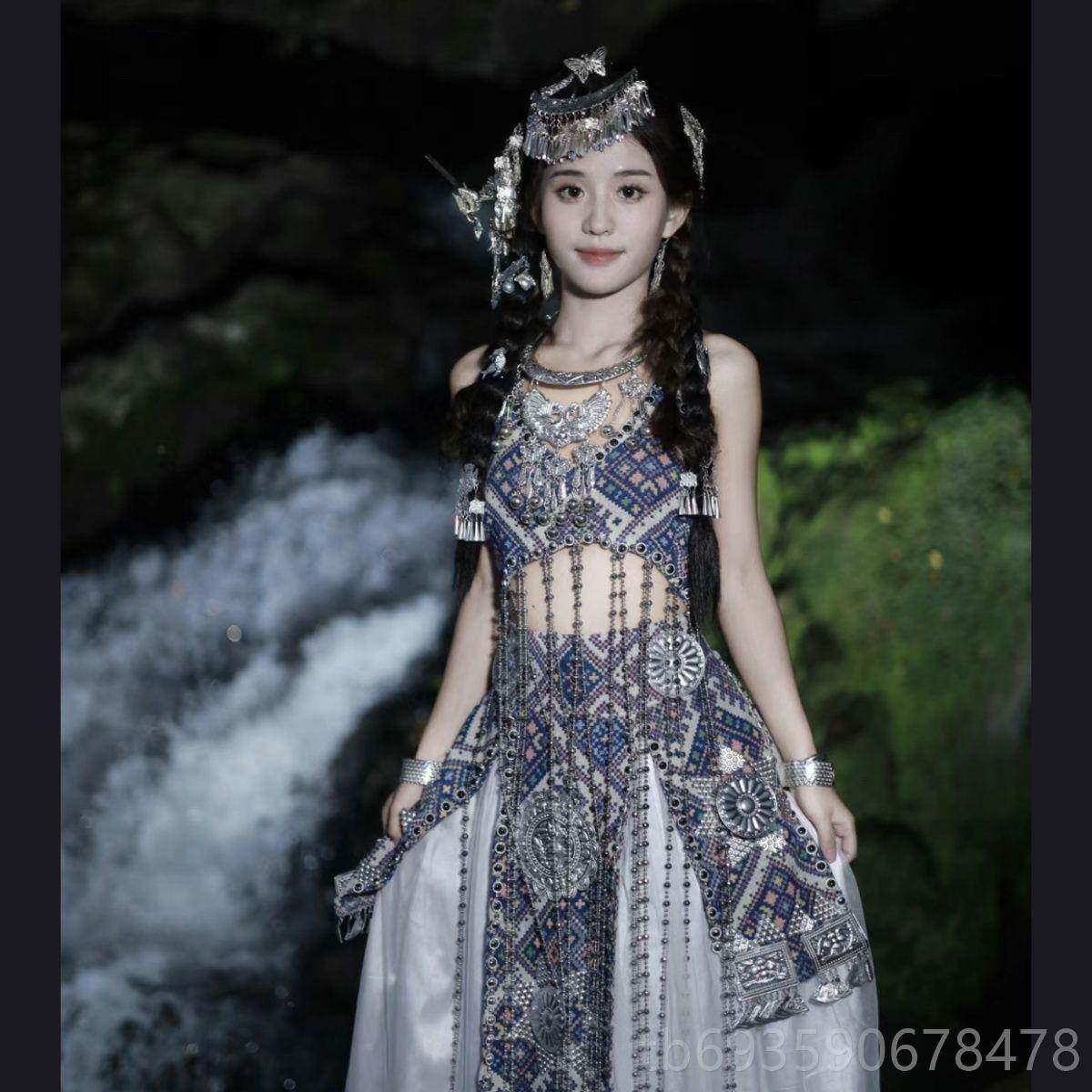 正品苗疆装少数民族演出服湘西家土族少女服饰苗寨民服族风摄旅拍