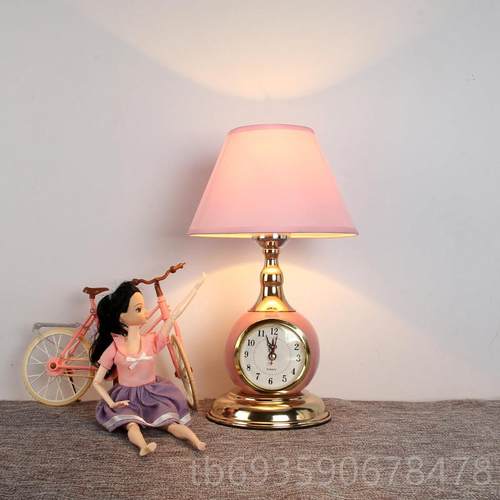 正品欧馨式后现代温卧室的床头灯斯堪纳维亚风格书房色公主调粉光