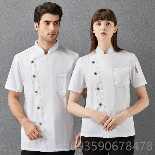 正品特斯美店高端厨师工作服长袖饪纯棉店蛋糕烘饭焙酒西餐烹秋冬