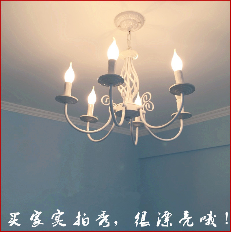 欧式蜡烛灯 铁艺吸吊灯简约小灯餐厅卧室灯 吧台照明灯具厂家批发