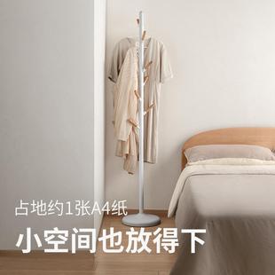 懒角帽架落衣地家用卧室小型挂945衣服包木架子占空间落简易立式