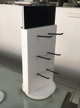 克力双眼镜排展架亚有机玻璃太阳镜带转盘旋73742示转陈列架展示