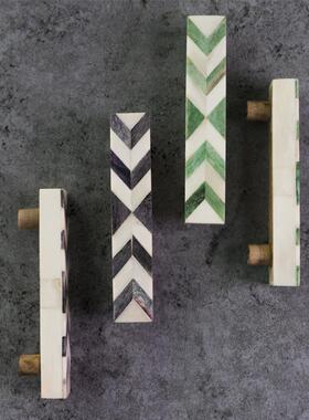 复古拉式现代柜简约仿古做旧牛骨手绘衣柜BMG门衣橱柜美抽屉小手