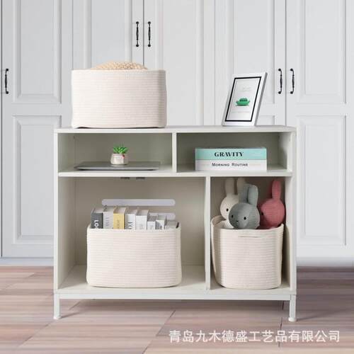 热销洗衣篮棉衣收纳篮JM0923长方形脏衣篮三套服玩具手件提收纳绳