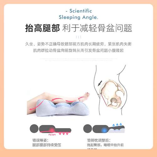 ?睡觉垫枕孕F76SH59T妇抬腿肢抬下高床上腰靠抱脚枕臀靠背多功能