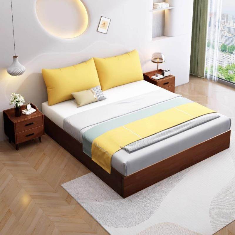 实木落地榻榻床排落地榻榻骨1..2/1.3米/1架8米无床头床架子可定