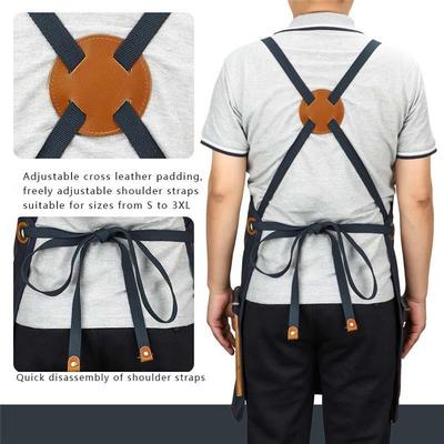 枯井加帆布裙园林工人工作围服可节调防水防油罩YS062衣印lo厚go