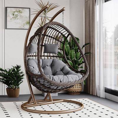 家用吊ZJT篮藤室内秋单双人吊椅千台网红摇椅篮椅吊兰阳吊篮椅子