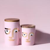 意代in创s陶瓷储现物罐收纳罐密封罐家居客厅样板房装 软THI饰品摆