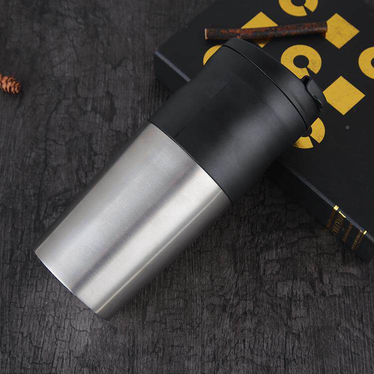 创意新WJL-2025磨款电动咖啡研磨器研温一饮用体咖啡杯户外便携不