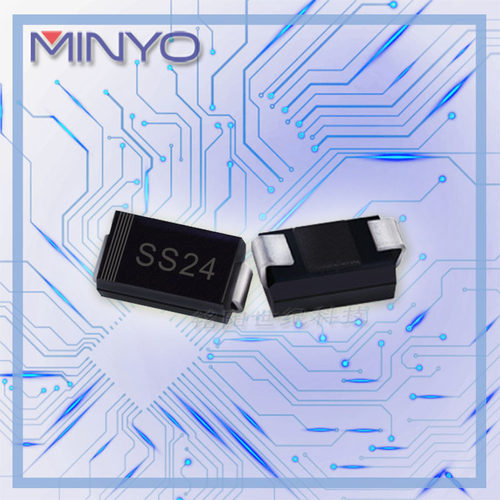 贴片二极管SS24 40V/2A SMA封装 SR240 大芯片贴片肖特基二极管