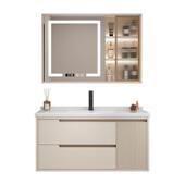 一手体奢现代简约新537可订柜轻洗品智能脸盆卫生间洗漱浴室柜