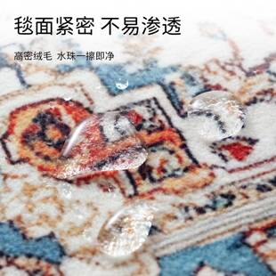 波斯地毯美古式复可手洗滑耐脏容防客厅地毯易打理厅防滑地客毯