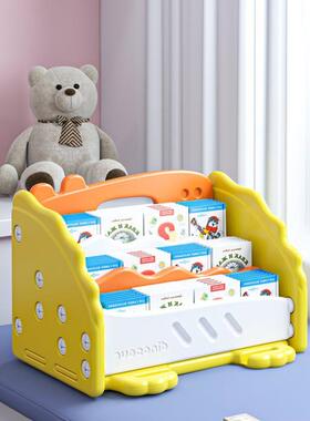 桌书WZA架儿童绘本架书飘本收纳落地家用卧面室小型书柜宝宝置物