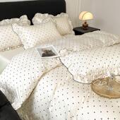 春夏丝轻奢夏洗套xyj006凉冰丝四件水洗三件套床单可机滑裸睡双人