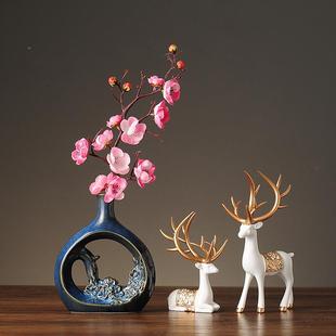 新中式品摆件柜家居装饰3客厅装家装软工艺品电视柜摆设小创酒意