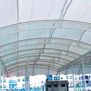 ptfe膜结停车构棚车张拉膜棚户外汽防车遮YX 0003阳晒棚膜结构汽