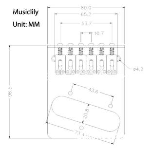 TELE电吉NDE他日桥现代TL琴桥SQ六码拉弦板含琴螺琴丝墨美芬乐器