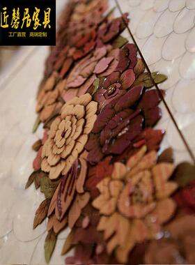 欧式实木酒客厅RFN大型别柜墅玻展示柜璃奢华装饰储物户柜家具