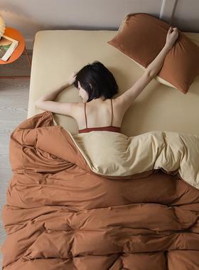 织天竺棉棉单床单纯棉1000210全1针00笠床床垫保护套