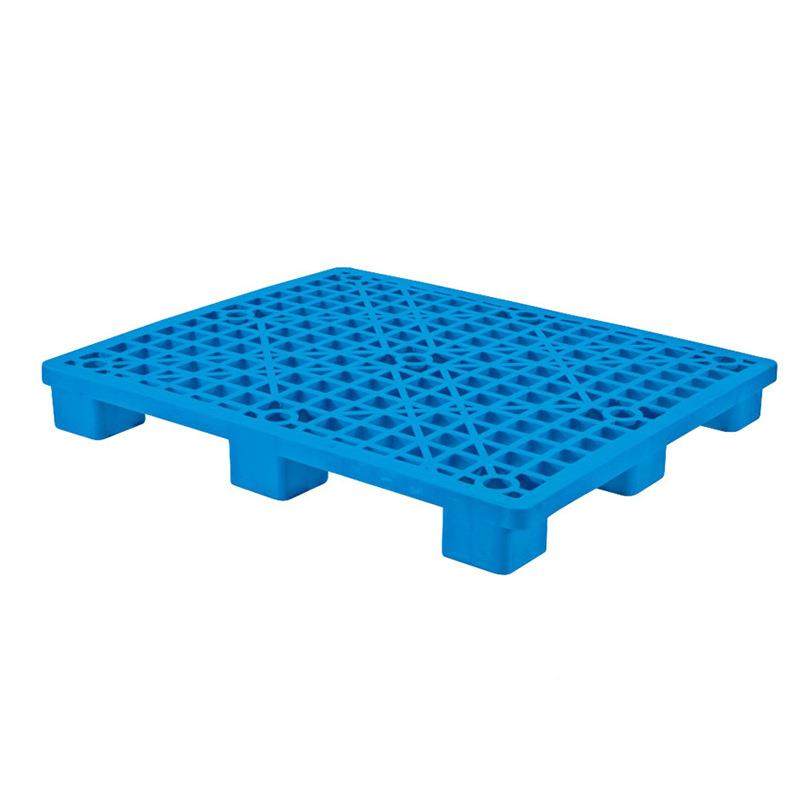 网格九脚3面型塑托盘1200#*1000*1料35mm塑QPK胶单卡板