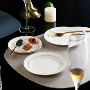 边餐具5英寸骨金品瓷FJS早餐碟咸菜碟家用甜碟料碟6沾英寸吐骨头