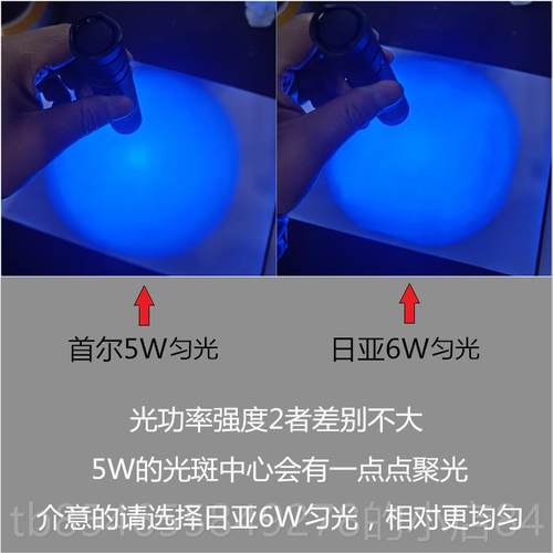 正品JAXMAN U1亚6W 365nm照c生产日期荧光剂检查日紫光紫外线UV手