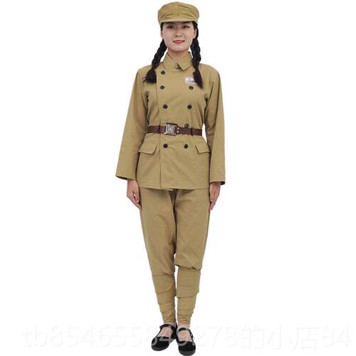 正品纯棉抗援朝影服装中国人民志期愿军解放时演美出服视服列宁抗