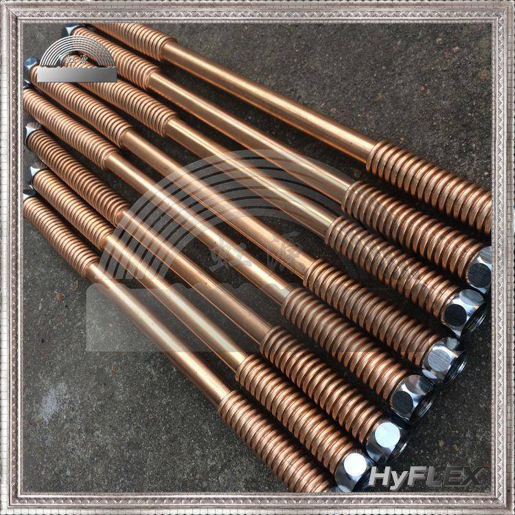 铜波纹管生产6分螺母水管覆盖黑色亚罗弗保温管保温层