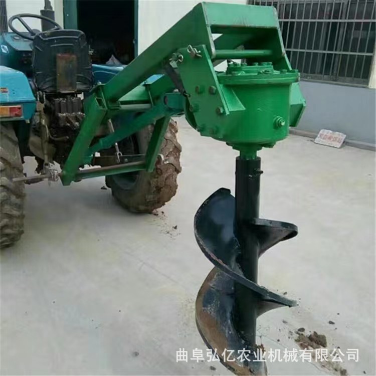 车载四轮螺旋种树打洞机