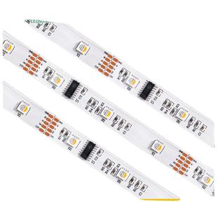 5050变色灯带30灯RGBW七彩灯条套管12V低压全彩亮化LED灯带