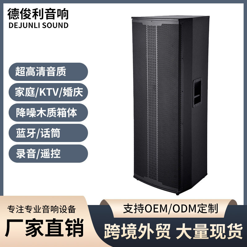 双15寸木质大音量舞台音箱