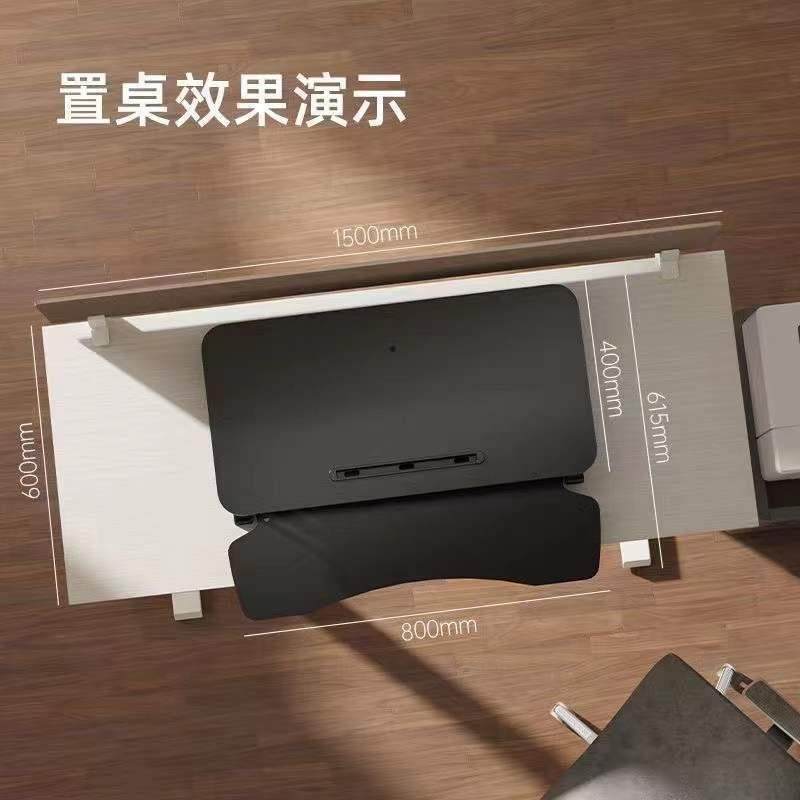 站立笔记本升降电脑桌上办公台式显示器桌面折叠桌托架工作台直发