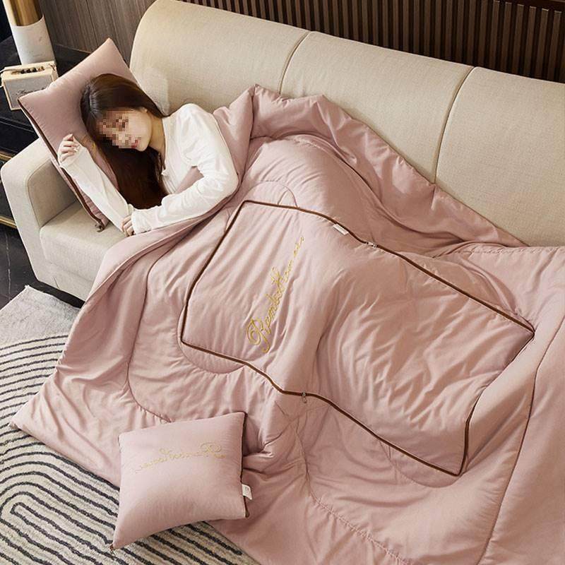 车载枕头车上毯子车用午休午睡抱枕被子两用二合一靠垫汽车空包邮