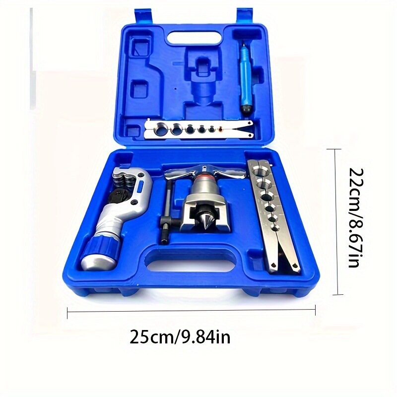 铜管偏心七孔扩孔翻边铆管工具