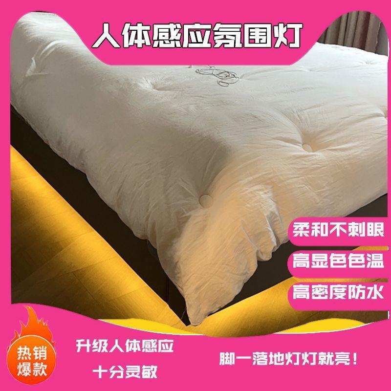 床头氛围灯带led灯条卧室房间主卧大床背景悬浮床语音智能小夜灯